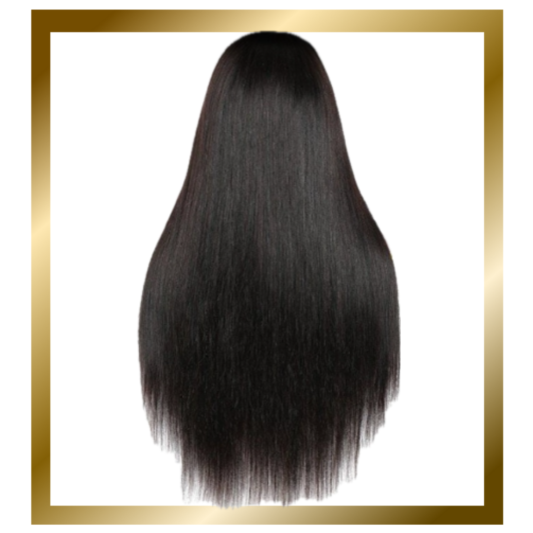 Raw Straight Trans Lace Wig